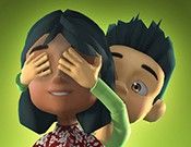 捉迷藏:偷偷看一眼logo图